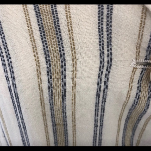 Free People Sweet Melody Natural Stripe Trench M size - Picture 6 of 7